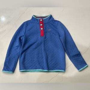 Vineyard Vines Girls Size XS Quarter-button Sweater